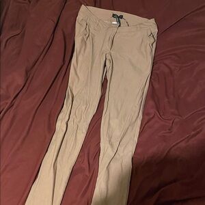 Pinkish Tan Slim Fit Pants